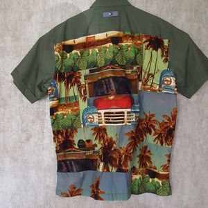 Vintage Tommy jeans (Hilfiger) FIRE. Hawaiian